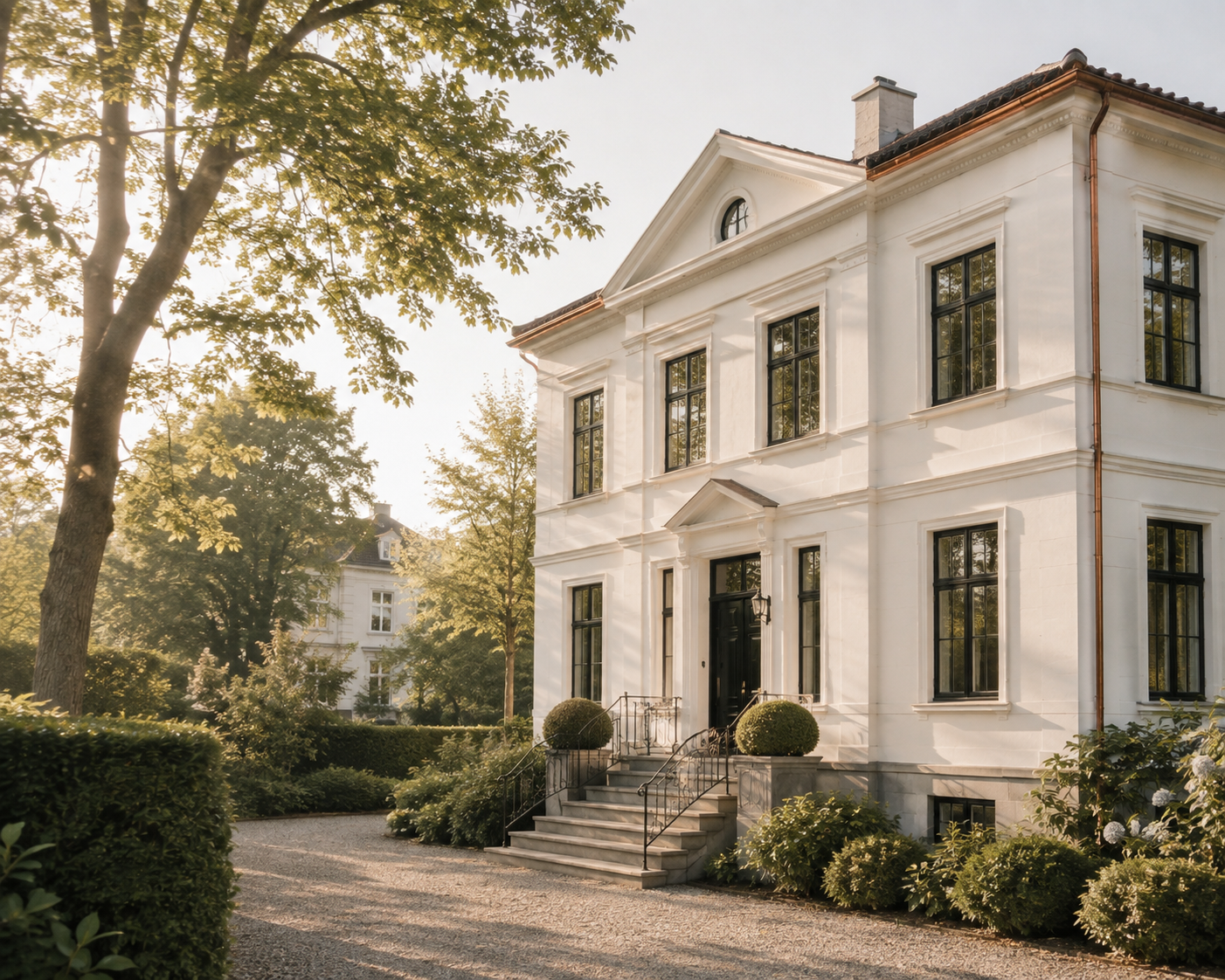 Navnet er en hyldest til det sted, hvor min faglige identitet blev skabt, og til de værdier, jeg lærte hos min mentor: kvalitet, ordentlighed og respekt for både mennesker og arkitektur.